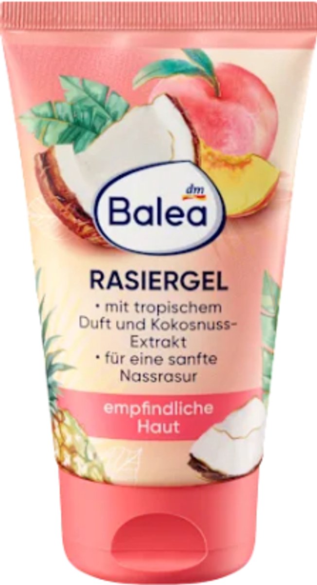 Balea Scheergel Tropic | 1x 150 ml - Hydratie met Tropische geur | Limited Edition 2025