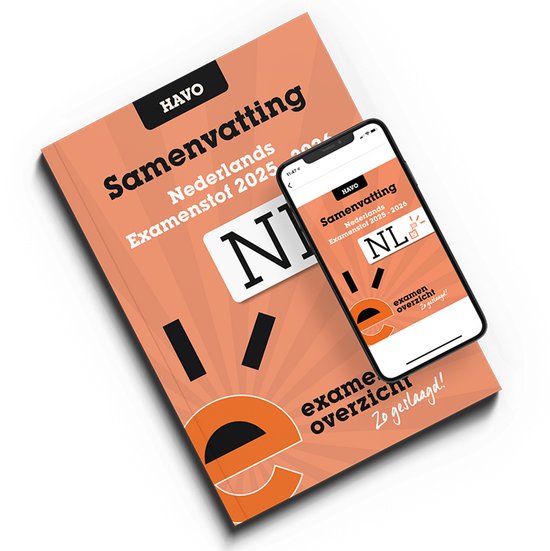 ExamenOverzicht - Samenvatting Nederlands HAVO - cover