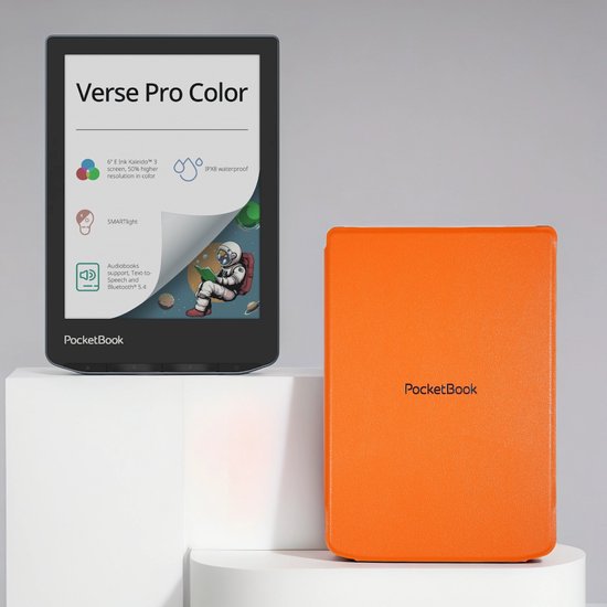 PocketBook Verse Pro Color - Stormy Sea + Oranje PocketBook - PocketBook - €209,00