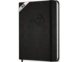 Systemyze Wachtwoordenboekje met Alfabet – Password Organizer – A5 – Zwart