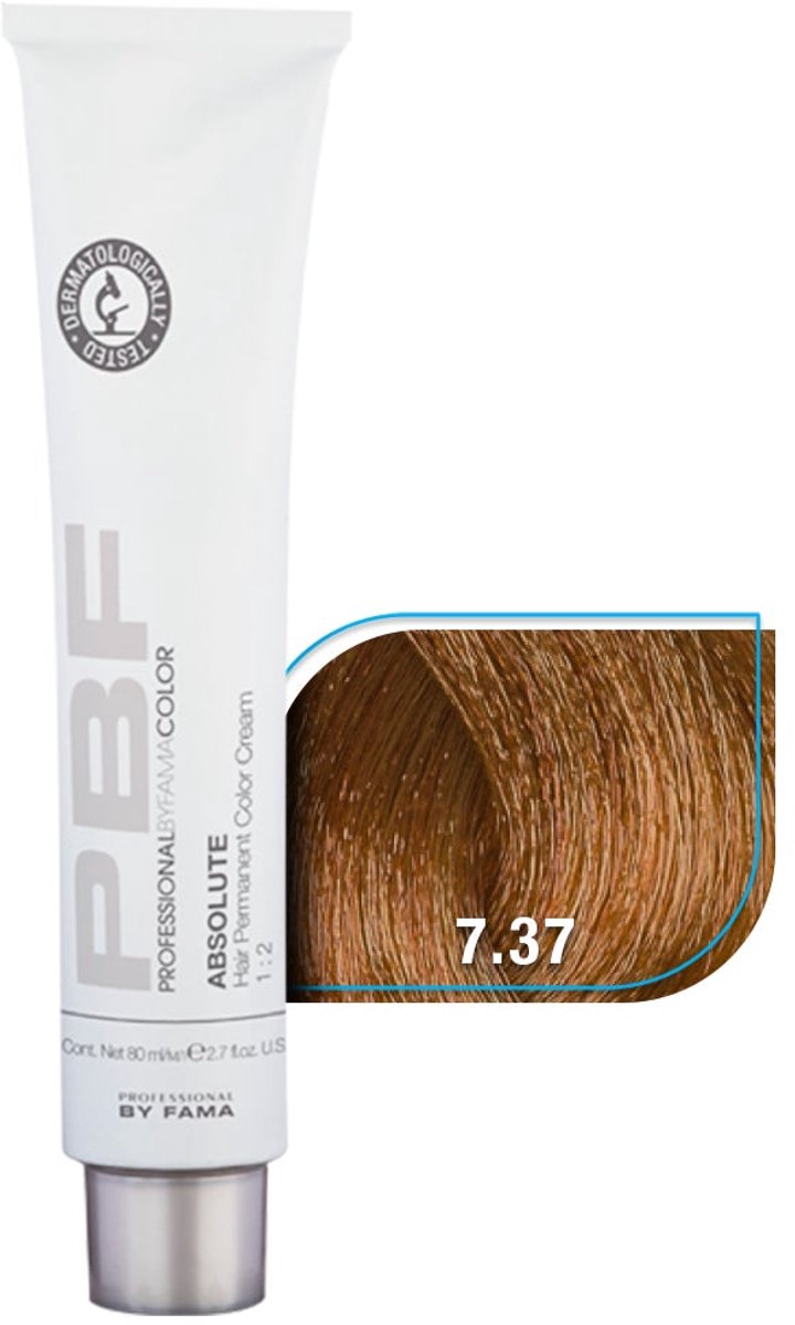 by fama tinte color absolute brown pbc tinte 7.37, 80 ml