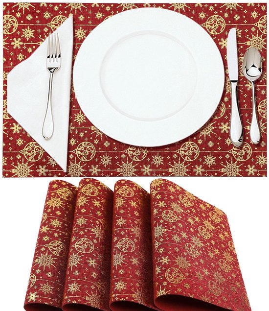 Pimpernel Antieke Rozen Placemats - 4 Count