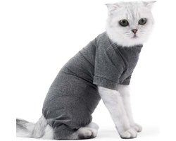 Postoperatieve kattenkleding, lekvrije kattenkleding, herstel van buikwonden of huidziekten bij katten, kleding voor huisdieren (S)