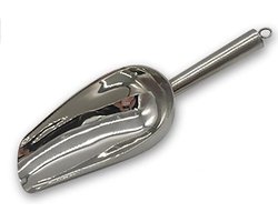 Roestvrij stalen schep Scoop, multifunctionele maatschep keuken bar gereedschap voor ijs, droog voedsel, snoep, popcorn, specerijen, meel (4 #, 21.6cmx8.6cm)
