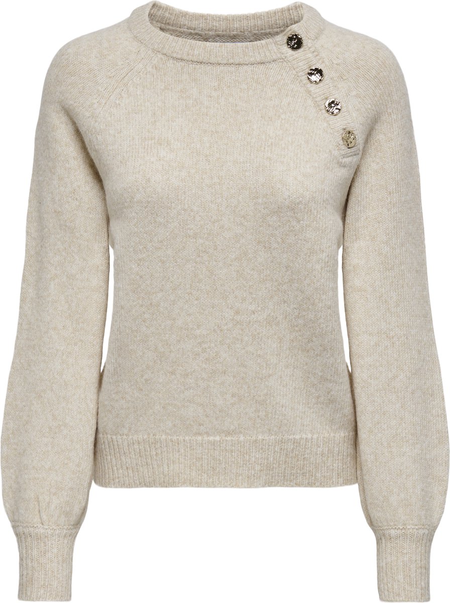 ONLY - ONLEMMA LS BUTTON ONECK KNT NOOS - Dames - Gebreide truien