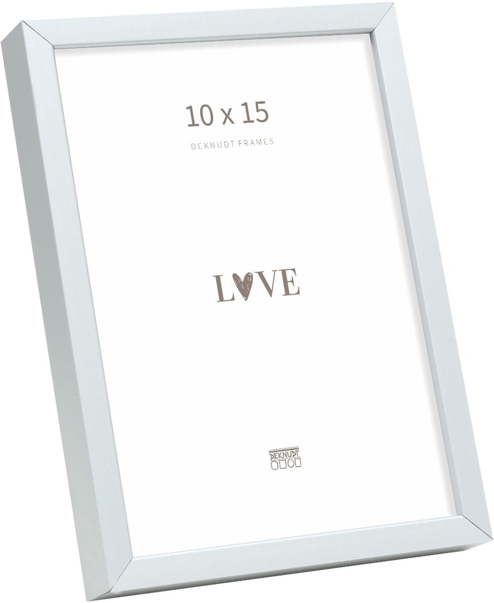Deknudt Frames fotolijst S029D1 - smal mat zilverkleurig aluminium - foto 10x15 cm
