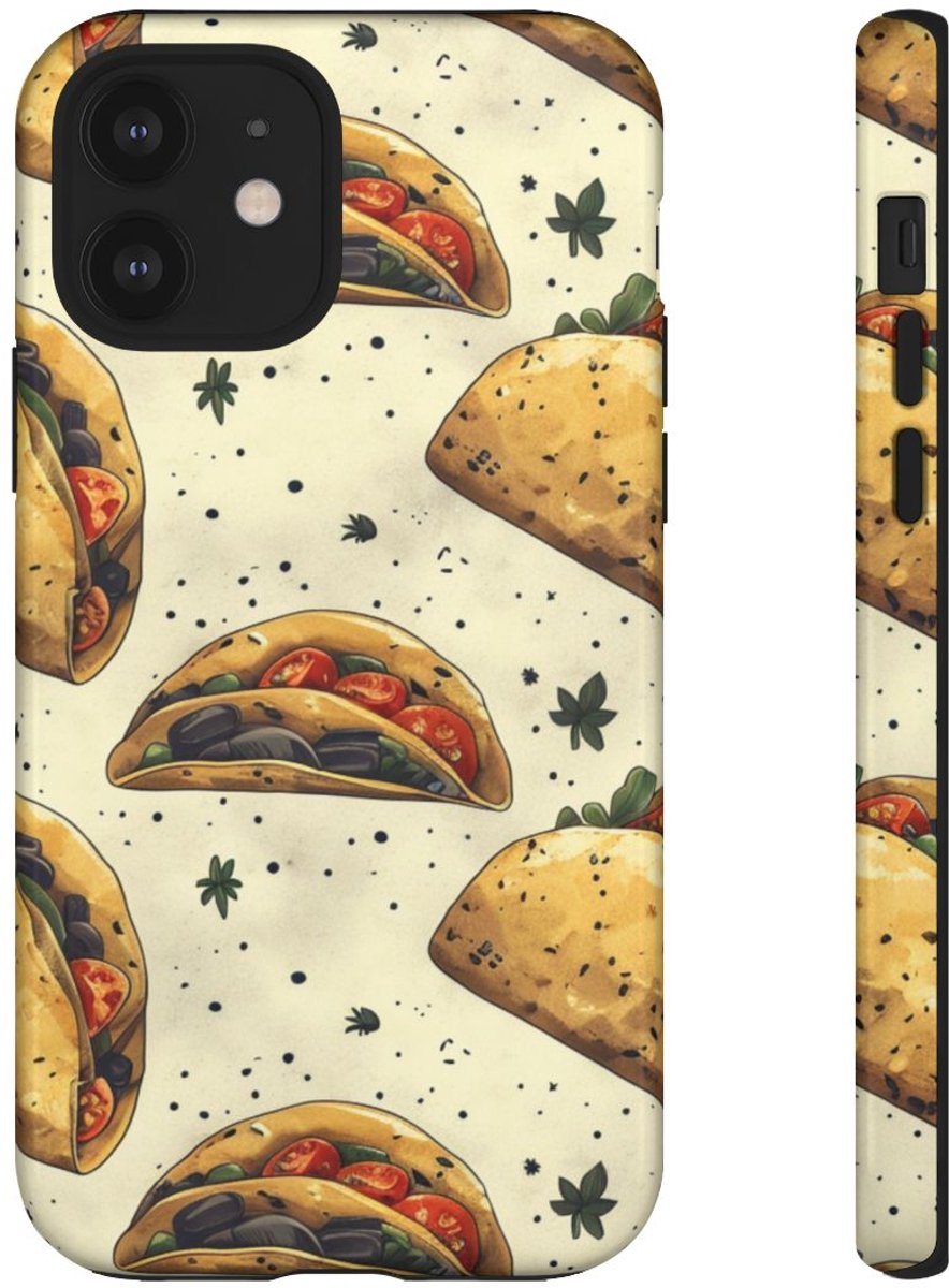 Taco Patroon met Kruiden – Telefoonhoesje Geschikt voor iPhone 12