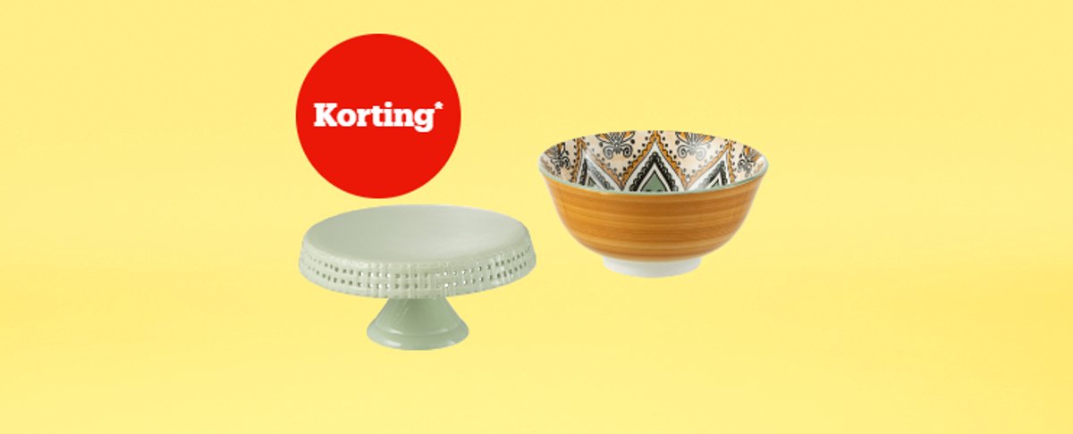 Korting* op J-Line servies