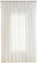 Dubbele kantgordijnen - voor woonkamer en slaapkamer - 145 x 180 cm