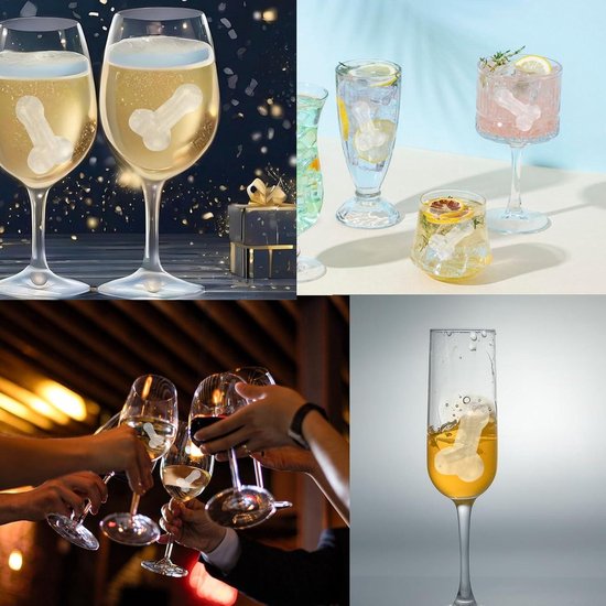 IJsblokjesvorm In De Vorm Van Pinguïns - Grappige Ijsblokjesvorm Siliconen Ijsblokjesbakje Mini Ijsblokjesvorm Voor Whisky En Cocktails Snelvriezend En Eenvoudig Te Verwijderen IJsblokjesvorm In De Vorm Van Pinguïns - Grappige Ijsblokjesvorm Siliconen Ijsblokjesbakje Mini Ijsblokjesvorm Voor Whisky En Cocktails Snelvriezend En Eenvoudig Te Verwijderen