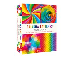 Rainbow Patterns, 16 Note Cards
