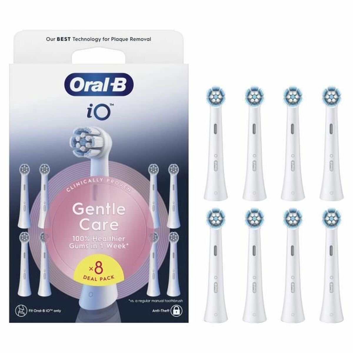 Oral-B iO Gentle Care Wit (8 stuks)