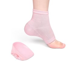 Height Raising Socks, Comfortable Height Boosting Insoles Height Max Socks Invisible Shoe Lift Heel Pads Elevator Socks for Women Men (Pink)