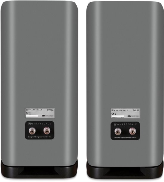 Wharfedale EVO 5.2 Boekenplank Speakers - Hifi Stereo Set - Passieve Speaker - 3-Weg Luidsprekers - Grijs van Wharfedale — afbeelding 3