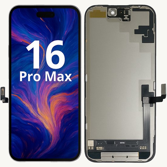 LCD Scherm Voor iPhone 16 Pro Max Met Front Camera Frame | Hoge HD+  Kwaliteit Display | bol