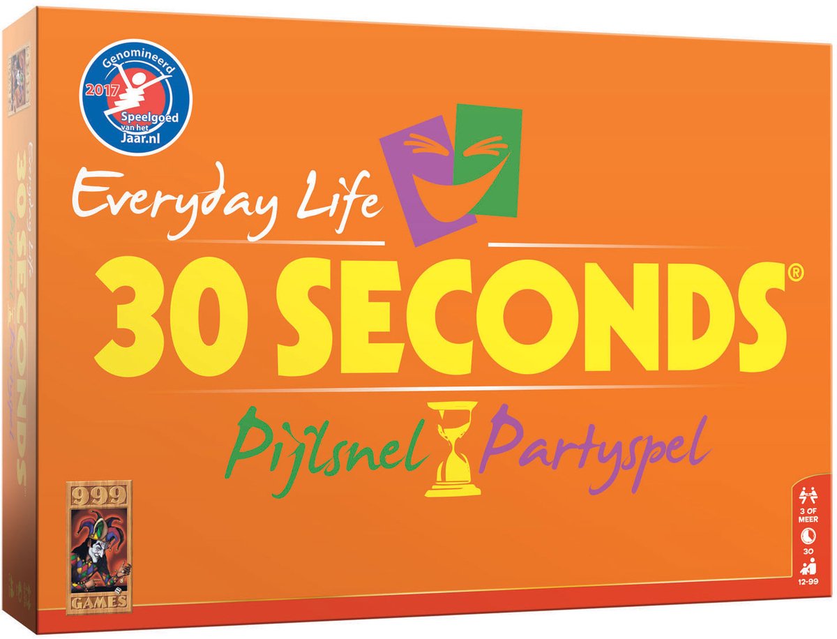 999 Games - 30 Seconds ® - Everyday Life - Partyspel - Met alledaagse begrippen - Gezelschapsspel - Actiespel - Nederlandstalig — afbeelding 2