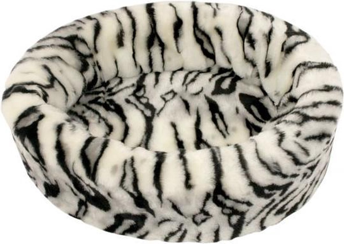 NapZZZ Hondenmand – Tijger wit – No 3 : 66x56x18 cm