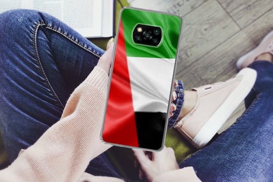 Coque Xiaomi Poco X3 Pro - Drapeau des Emirats Arabes Unis - Coque de téléphone en Siliconen