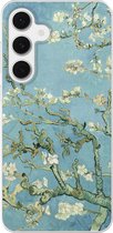 Telefoonhoesje samsung Galaxy S24 FE hoesje - Amandelbloesem - Van Gogh - Kunst - Siliconen Telefoonhoesje Telefoonhoesje
