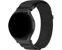 BALR 22mm Alpine loop band (zwart) – Compatibel met Samsung Galaxy Watch 46mm/3/Gear S3, Huawei GT 2/3/Pro, Amazfit GTR, Polar Grit/Vantage, Fossil Gen 5/6, OnePlus Watch, Xiaomi Watch/Mi – Robuust sportbandje van textiel met verstelbare sluiting