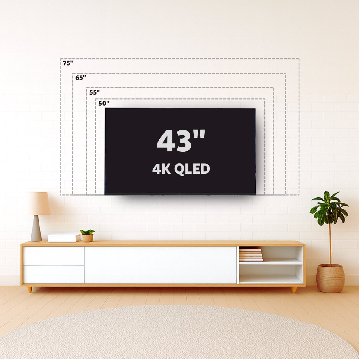 Salora 43QLEDTV 43 Inch 4K QLED Smart TV - afbeelding 3