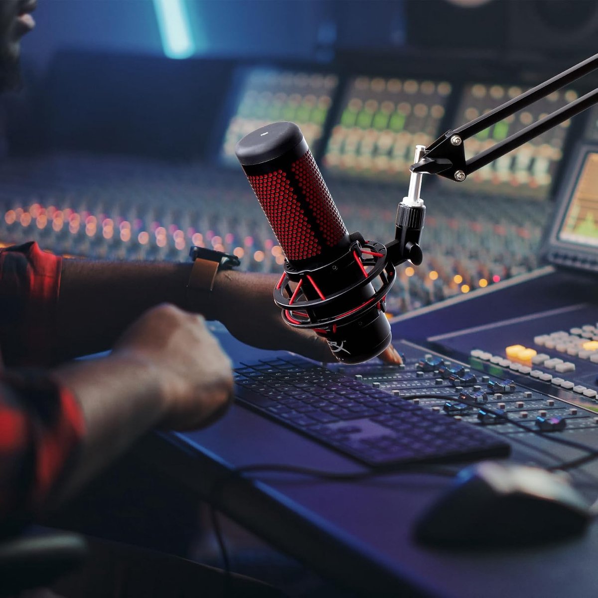HyperX QuadCast Boom Arm/ Stand - Professionele studiomicrofoonstandaard, compatibel met HyperX QuadCast S-microfoon van YOUSHARES
