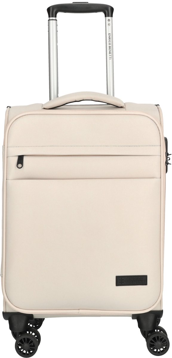 Enrico Benetti Inssbruck Stoffen Handbagage Koffer 54 cm - 28 liter - Zand
