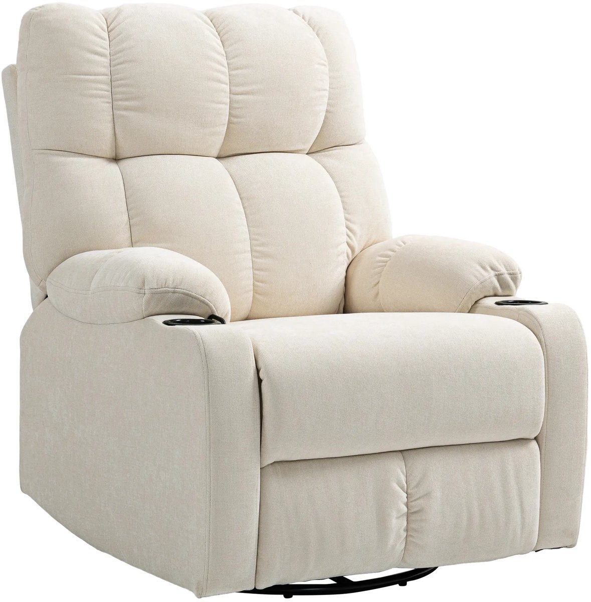 ViaEcom Massagestoel Elektrisch Beige 1 Persoon - afbeelding 3