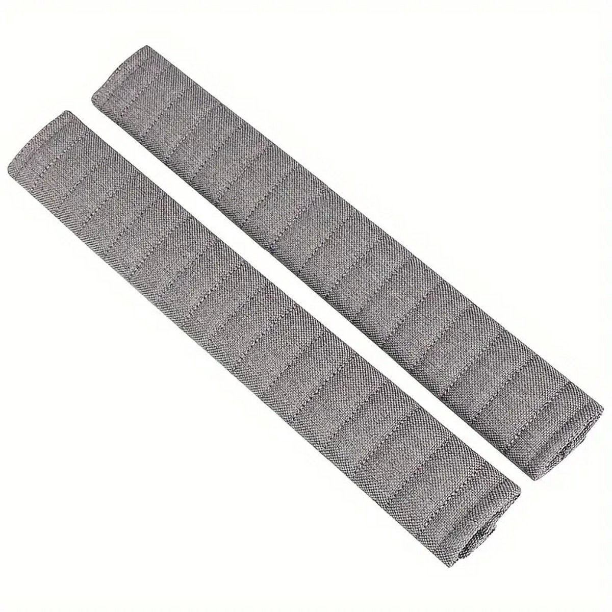 Gordelbeschermer Grijs Extra Lang 48 CM - Zachte Gordelhoezen 2 stuks - Gordelkussen - Kasey Products