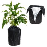 Toile Anti-Mauvaises Herbes Plonos 90 G/m² – 1,6 X 50 M Perméable UV Stabilisé + 100 Piquets, Noir