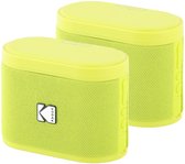 Kodak SoundBrix Bluetooth Speaker – Draadloze Muziek Box –5W RMS - 2pcs – Geel