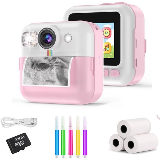 TinyPlay Kindercamera met foto printer