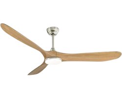 Livano Plafondventilator - Met Verlichting - Plafond Ventilator - Met Lamp - Plafonniere Met Ventilator - Met Licht - Stijl F - 150cm