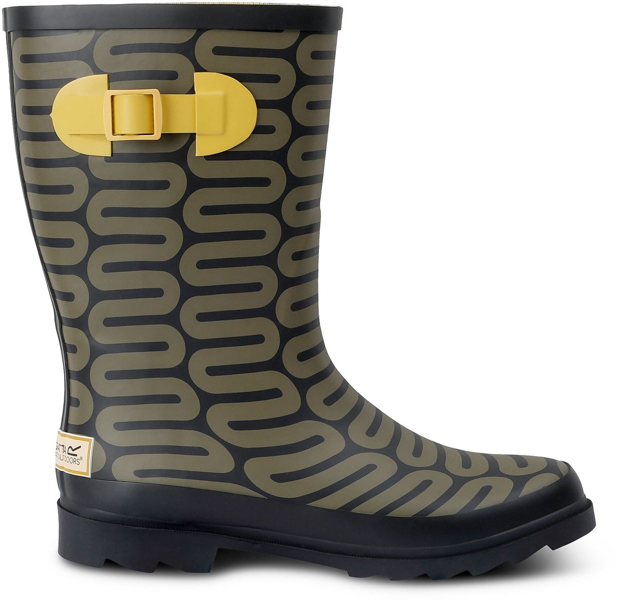 De Orla Quarter Welly wandelregenlaarzen voor dames Groen