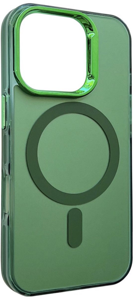 iPhone 16 Pro Max MagSafe Hoesje – Magnetisch & Premium Bescherming Groen