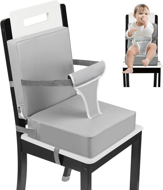Lexium Stoelverhoger voor Eetkamerstoel - Zitverhoger Peuter Eettafel - Kinderen - Booster Seat - Zitkussen Tafel - Zitverhoger Voor Kinderen & Volwassenen - Stoelverhogers Voor Eettafel - Memory Foam Verhoogkussen - Ergonomisch Comfort