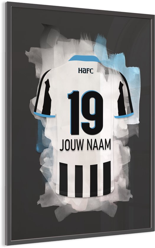 Heracles Almelo 2025-2026 ingelijste poster met personalisatie