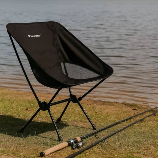 Trizand opvouwbare campingstoel - licht, sterk, compact - 120 kg draagvermogen — afbeelding 4