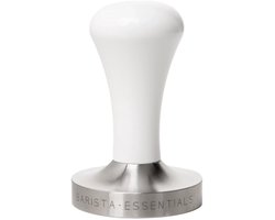 Tamper – 58.5mm - E61 – RVS - Wit– Koffie Tamper – Espresso Tamper - Koffie Stamper - ECM - Gaggia - Vibiemme – Espressomachine - Barista Essentials