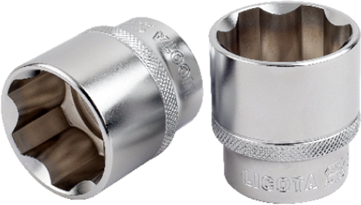 1/2 inch Dopsleutel Superlock 19mm, korte uitvoering