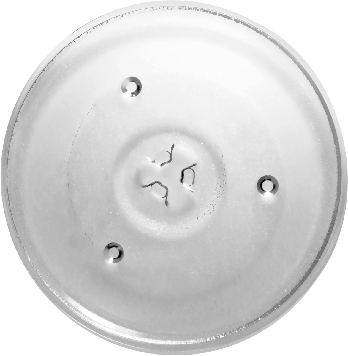 27 cm Dparts glasplaat voor magnetron - met 3 nokjes en inkepingen - draaiplateau van glas