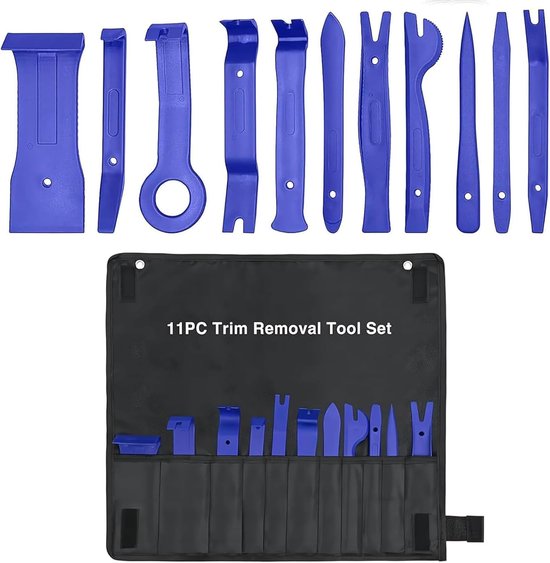 Outil Autoradio Kit 4 Outils De Démontage Auto Pour Autoradio Et Panneaux - Plastique Anti-Rayures Accessoires Démontage Plastique Voiture