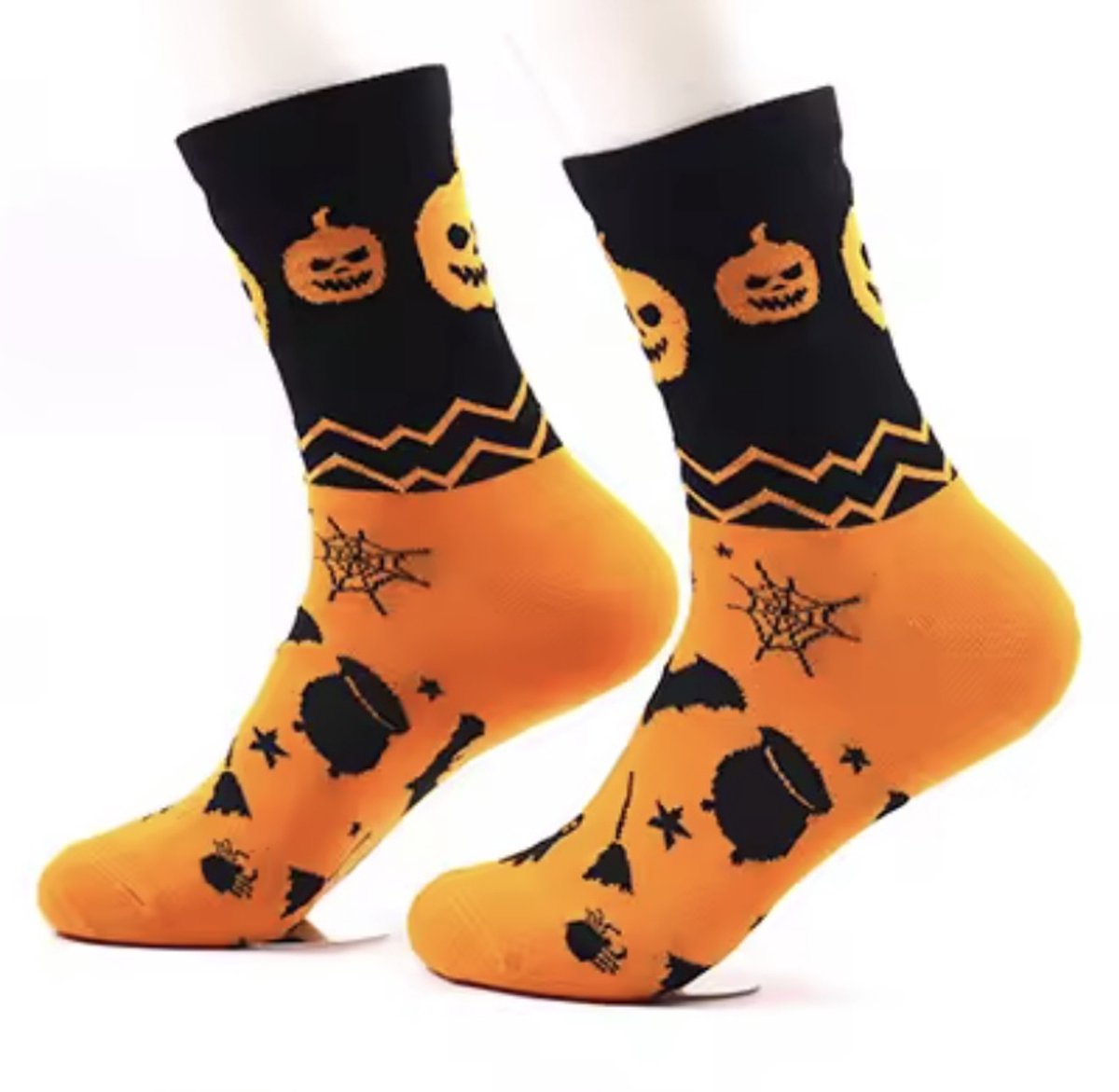SilverAndCoco® - Halloween Sokken / Gekke Vrolijke Foute Kousen / Leuke Grappige Dikke Warme Heren Vrouwen Socks / Verjaardag Sok Outfit Katoen / Kleding Mannen Vrouwen