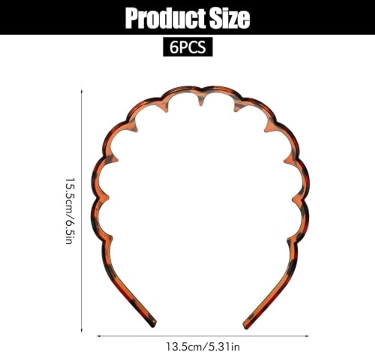 GWAWG 3 STKS Plastic Tand Haar Kam Hoofdband Zig Zag Hoofdband Comfort Golvende Getande Haarband voor Vrouwen Meisjes Mannen 3 Kleuren