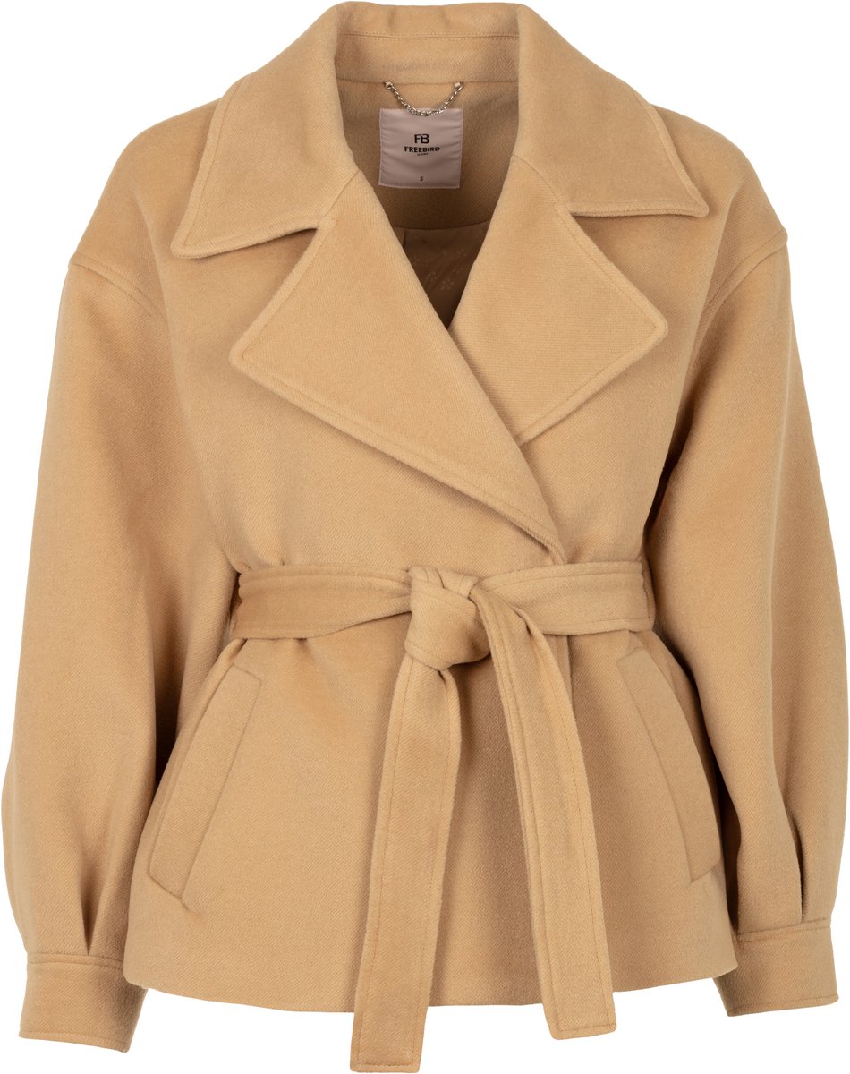 Freebird - Jas Camel Freebird Coat Camel Leyli