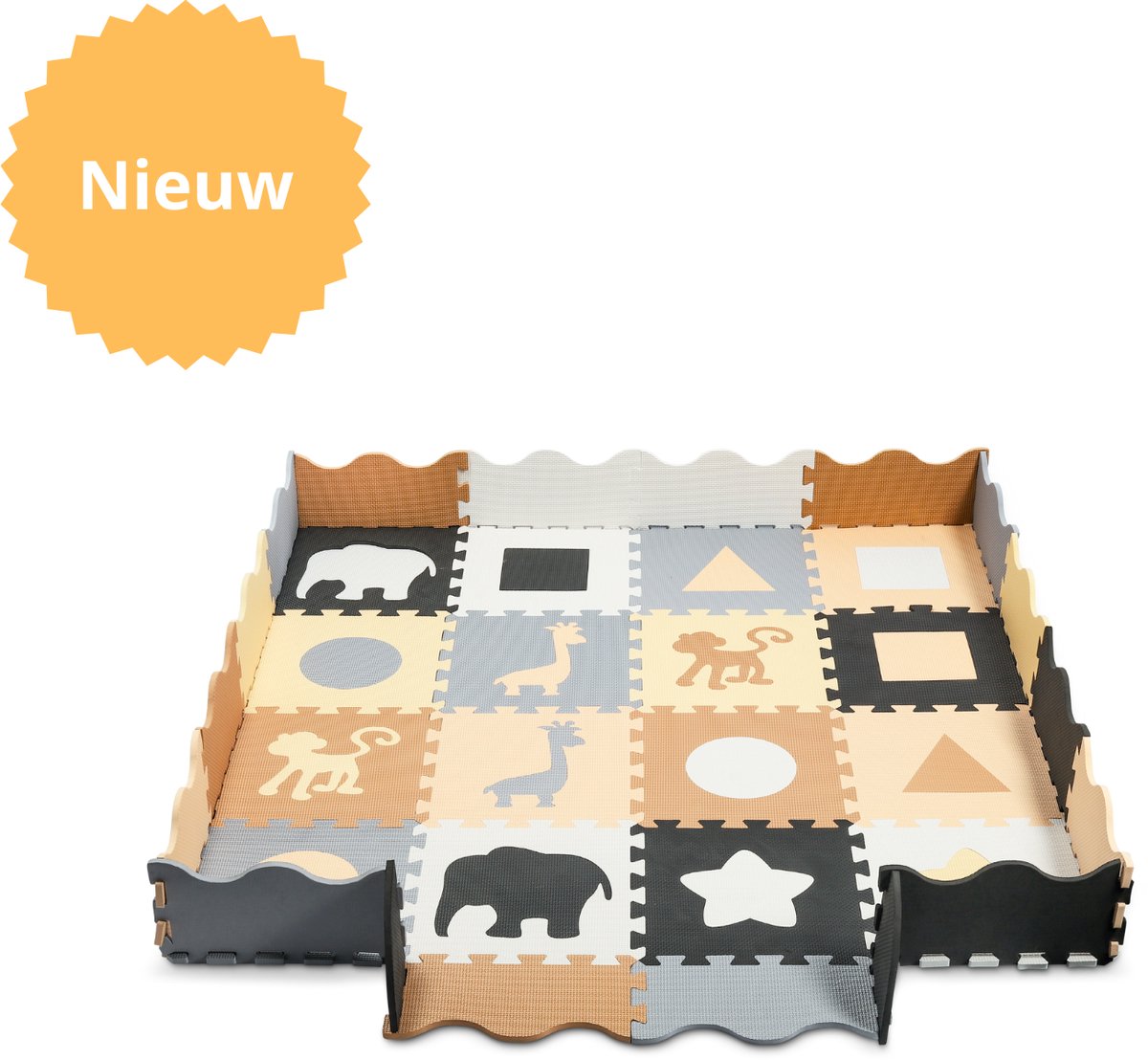 Daily Solutions Speelmat foam baby - Puzzelmat 150x150 cm - Opvouwbaar