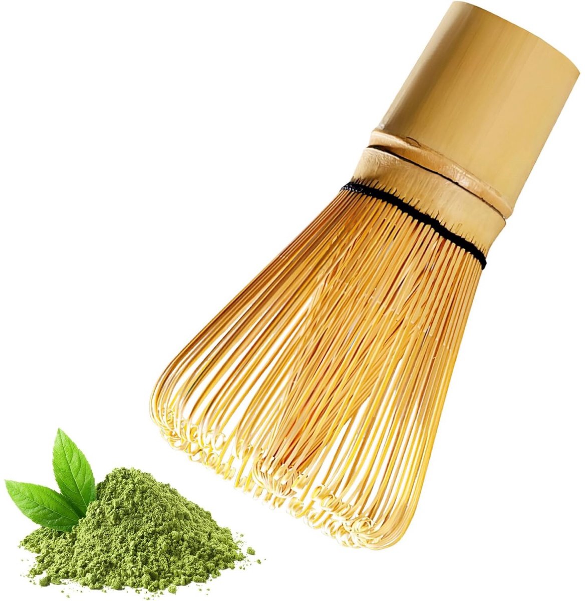 TOVBMUP Blender - Matcha Blender - Matcha Garde - Geschikt voor het brouwen van matchapoeder - 11*6cm - 80 honderdvoudige matcha-borstelgereedschappen