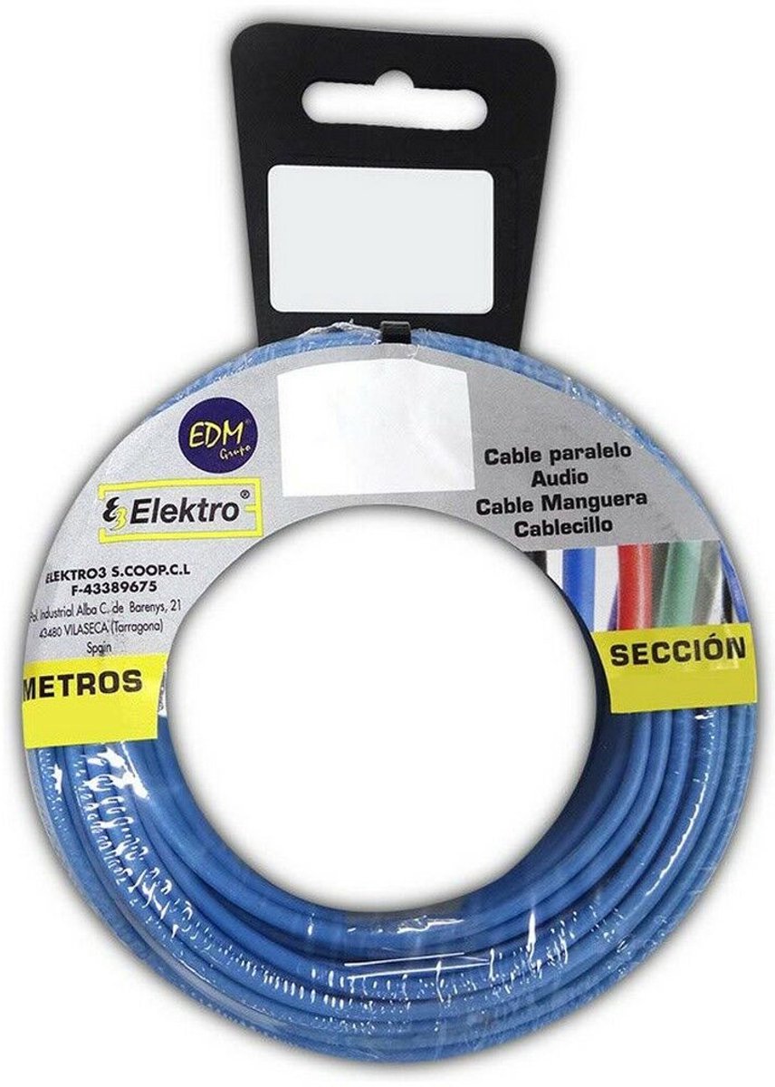 Kabel EDM Blauw 25 m 1,5 mm