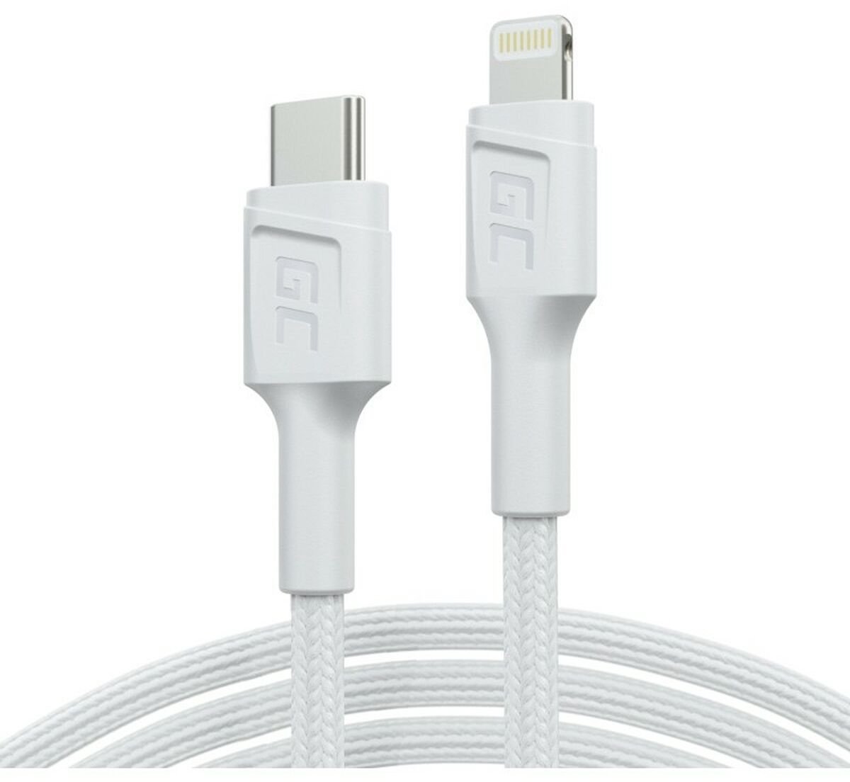Green Cell KABGC30W USB-kabel 1,2 m USB 3.2 Gen 1 (3.1 Gen 1) USB C Wit
