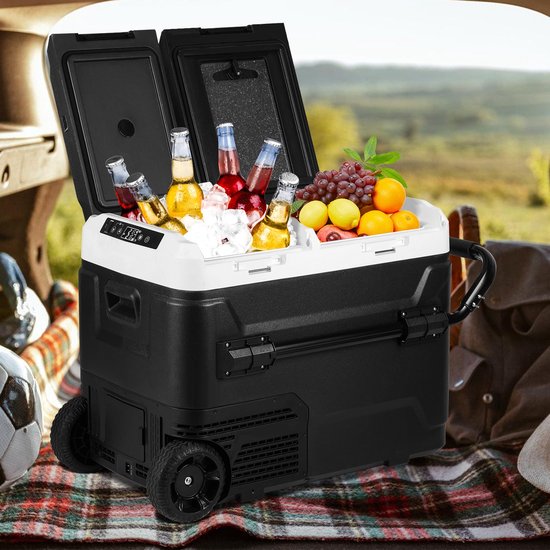 Elektrische Koelbox - 50 Liter - Compressor Koelbox - DC 12V/24V, AC 100~240V voor Auto en Camping - Elektrische Frigobox - Coolbox - Temperatuurregeling via APP of LCD-touchscreen van Merkloos — afbeelding 3